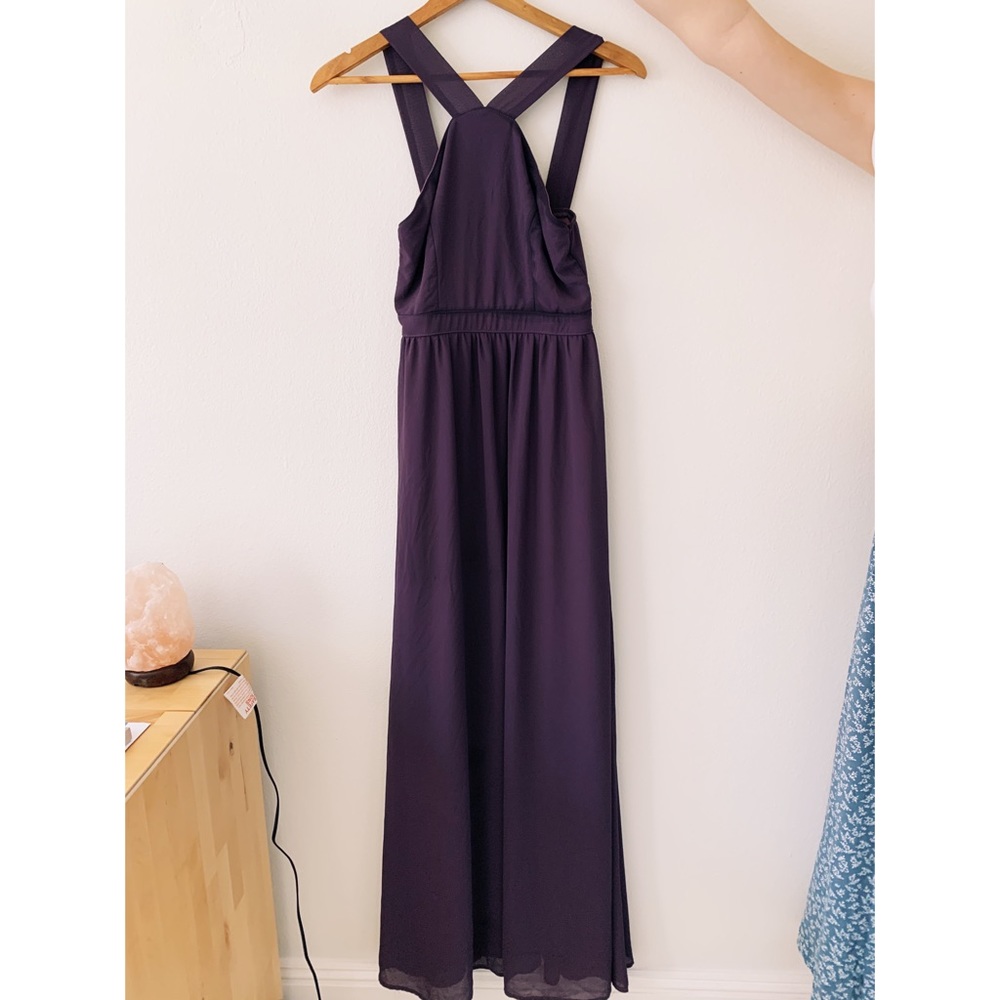 Lulu’s purple maxi dress